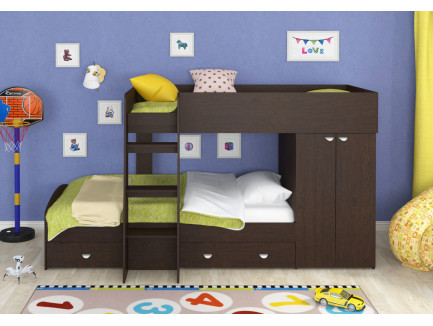 Двухъярусная кровать подростковая Golden Kids-2, спальные места 200х90 см